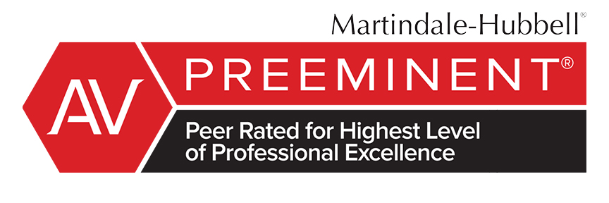 Martindale-Hubbell | AV Preeminent | Peer Rated for Highest Level of Professional Excellence